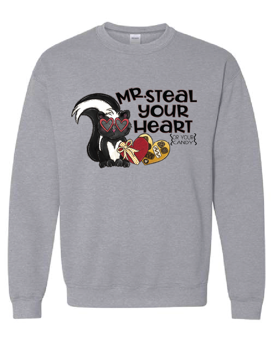 Mr. Steal Your Heart- Sport Grey