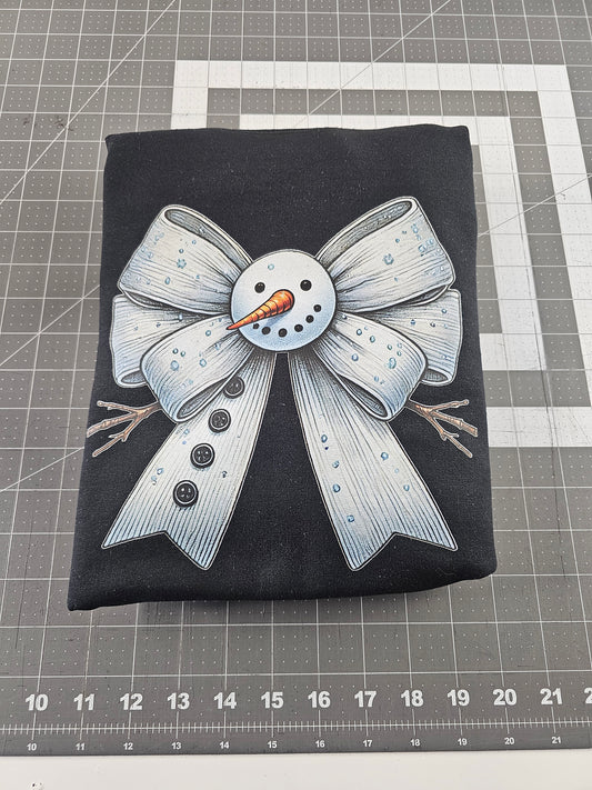 Snowman with Bow