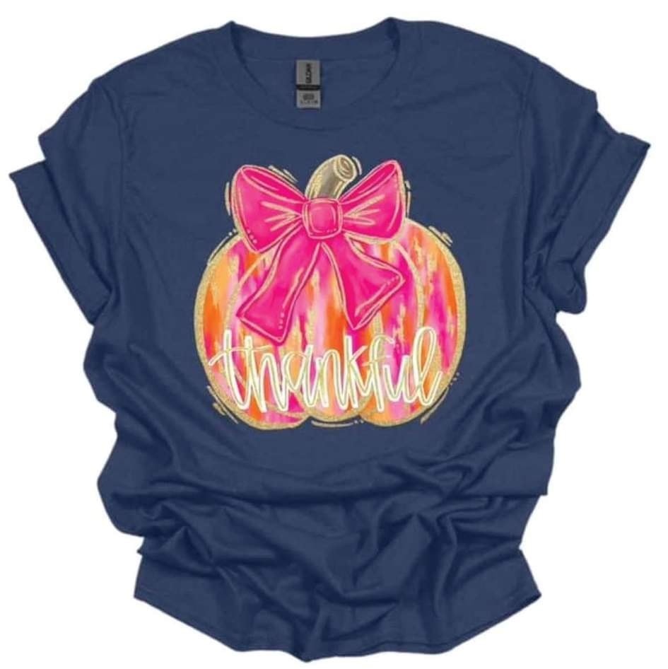 Thankful Pumpkin- Navy