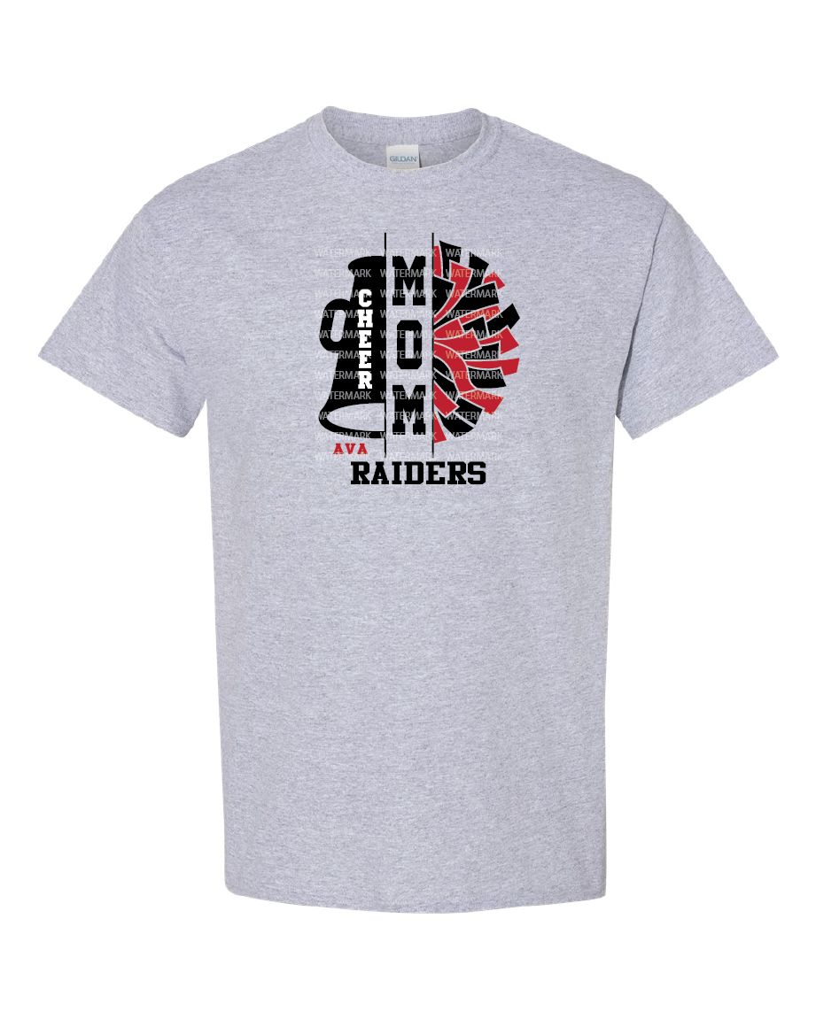 Cheer Mom-Raiders- Gildan- Sports Grey- Apparel