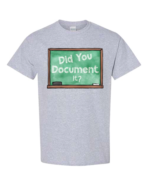 Did you document it- Sports Grey