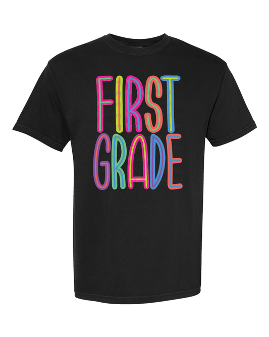 Bright Colors- Grade Level/ Occupation - Black- Shirt