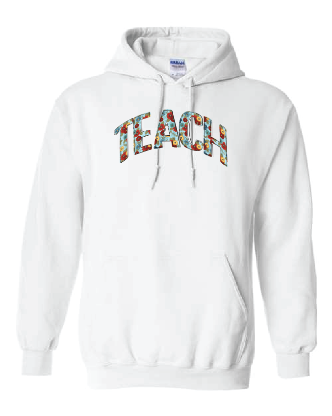 Fun Floral- Teach- White