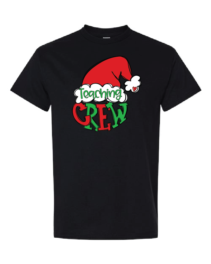 Santa Crew- Black