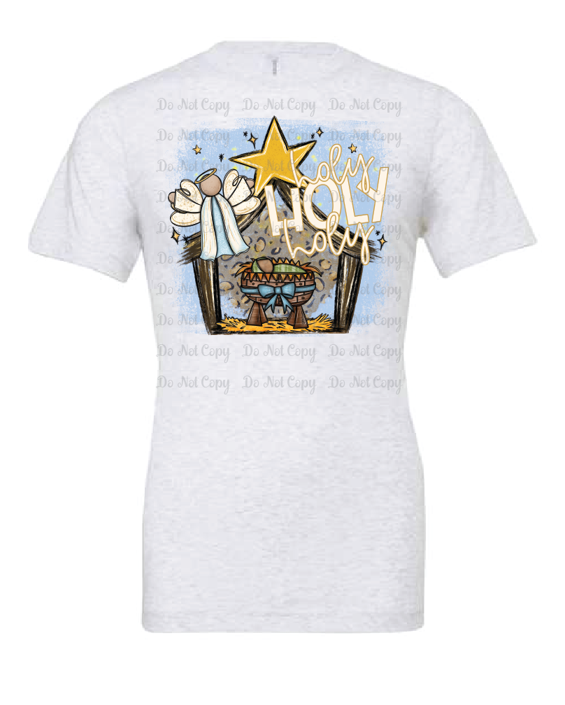 Christmas- Holy Holy Holy- Bella- Ash- Shirt