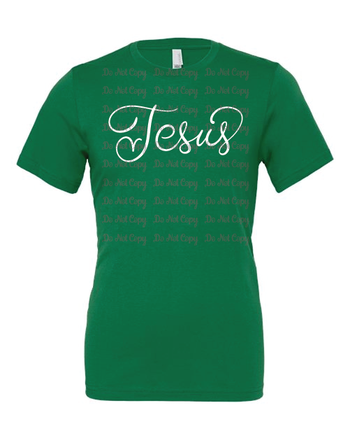 Christmas- Lettering- Bella- Evergreen- Shirt