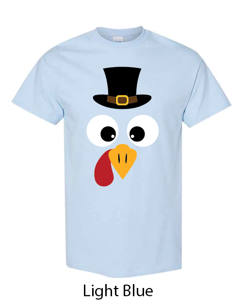 Funny Turkey Face 1 -Kid Sizes