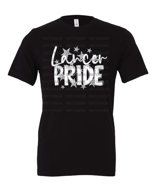 Star Pride- Custom- Bella- Black- Shirt