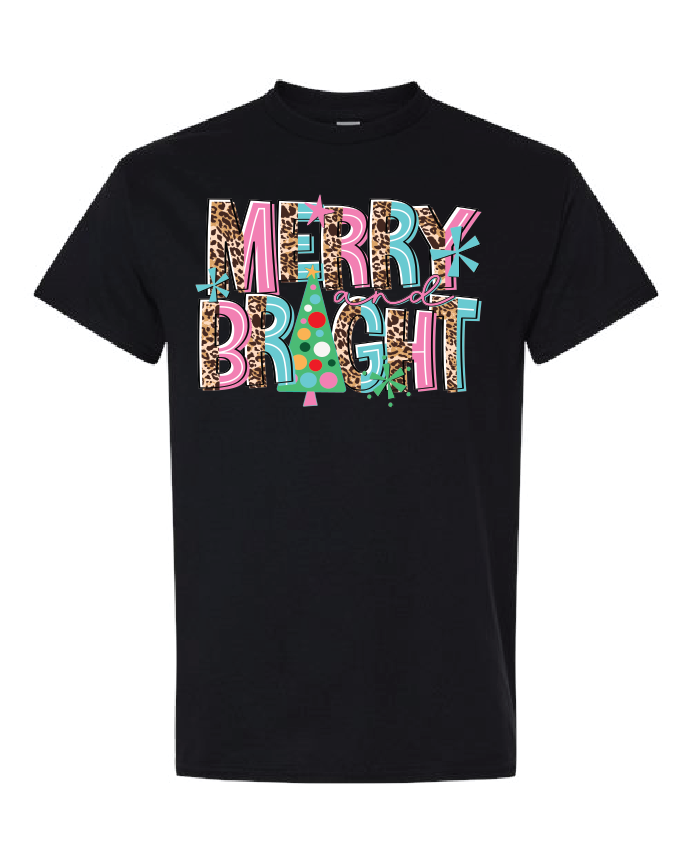 Leopard Merry and Bright - Black