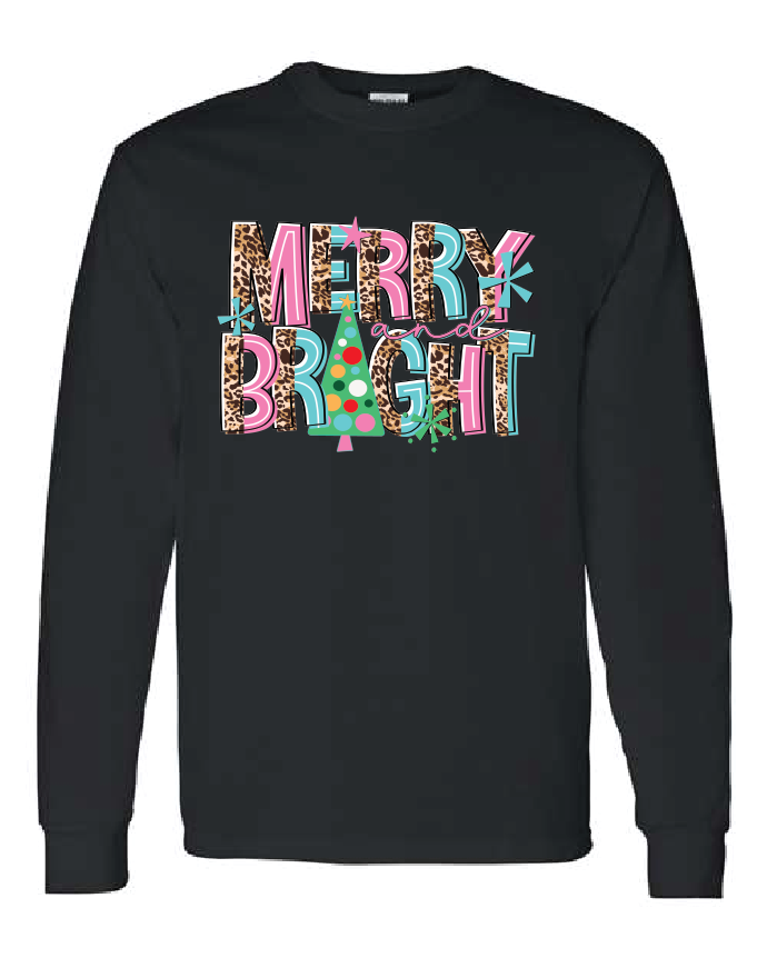 Leopard Merry and Bright - Black