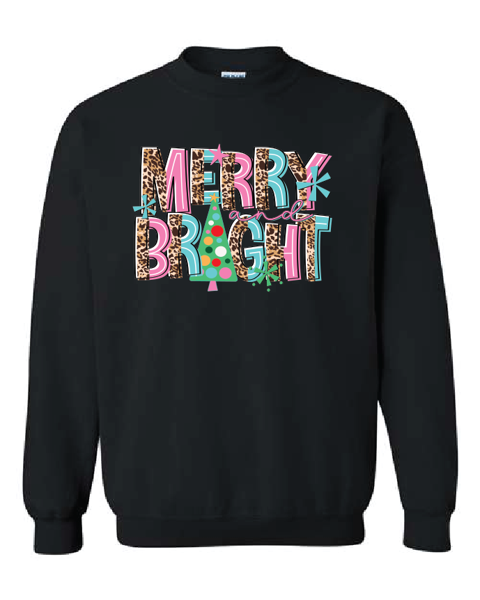 Leopard Merry and Bright - Black