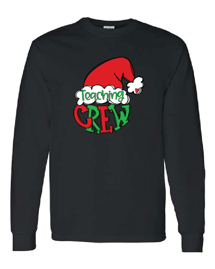 Santa Crew- Black