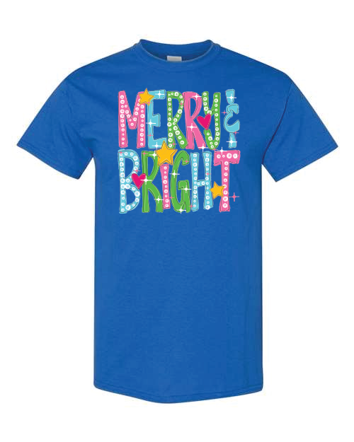 Colorful Merry and Bright- Royal Blue