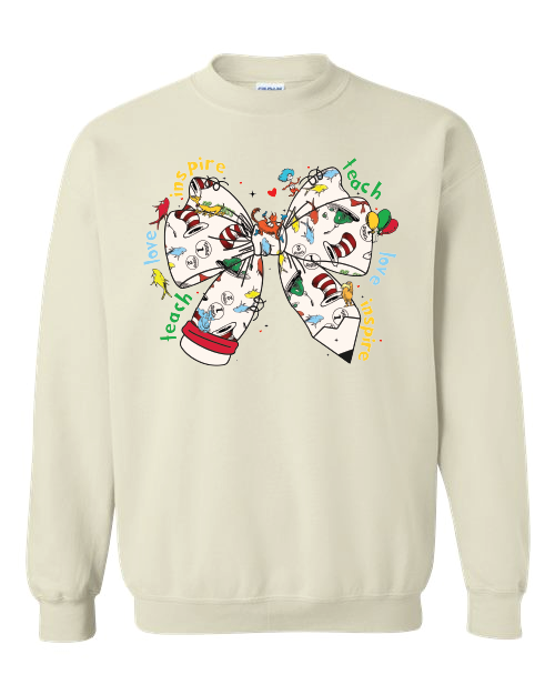 RAA Pencil Bow Sweatshirt- Sand