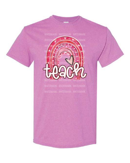 Rainbow Teach-Gildan-Heather Radiant Orchid- Apparel