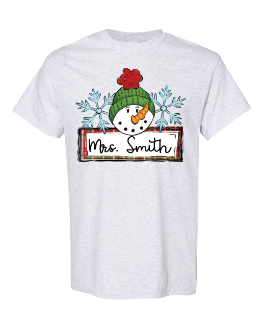 Personalized Snowman